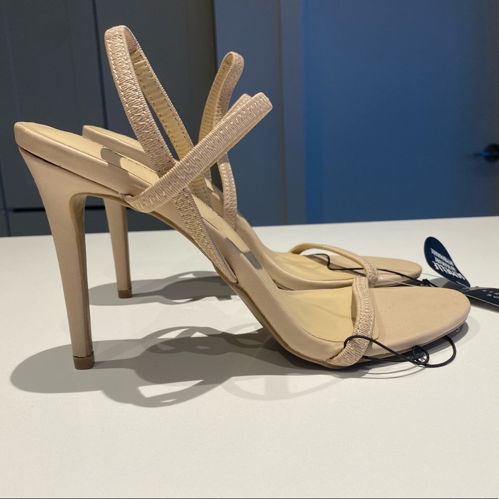 Brand New Beige Strappy Heels